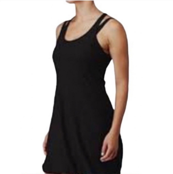 RARE Lululemon Reversible Double Layered Twist Bubble Dress, Black, Approx 0-2 - Picture 2 of 14